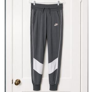 Nike Sportswear Women’s Gray Logo Colorblock Jogger Track Pants XS